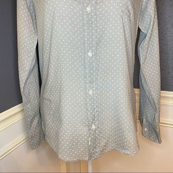 Frank & Eileen Barry Polka Dot Button Down Shirt - Picture 7 of 9